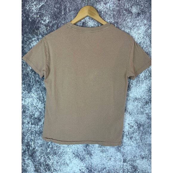 Free State Brown Tan Graphic Snake Mountains Top Tee Shirt Women's XS - Picture 7 of 7